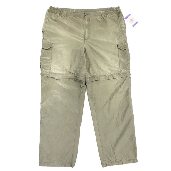 Columbia XL 32 Green Titanium Packable Convertible Omni Dry Hiking Pants Shorts - Picture 1 of 16